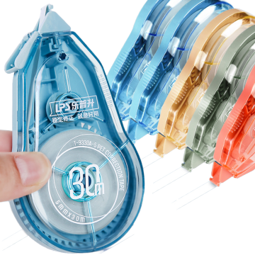 Desain Kustom Premium Kapasitas Besar 30m Tape Koreksi - 5pcs Persediaan Kartu Blister