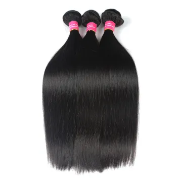 Mink Brazilian Human Hair Straight Weave Wholesale Cuticle Aligned Virgin Straight Human Hair 16 Inch Weave Bundle Extensions