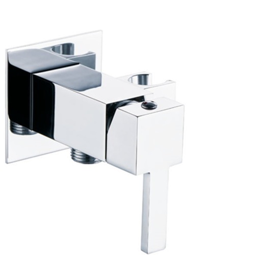 Wall mounted angle valve for faucet shower arm