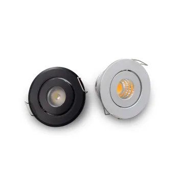 Built-in adjustable angle 1W3Wcob small spotlight showcase