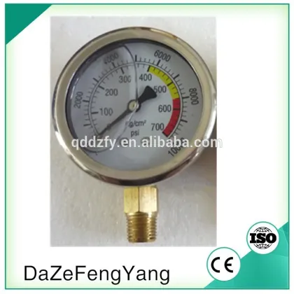 water high pressure meter gauge