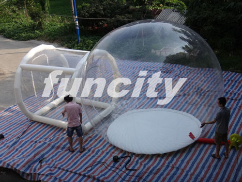Inflatable Crystal Bubbletent Show Ball Marquee With One Room