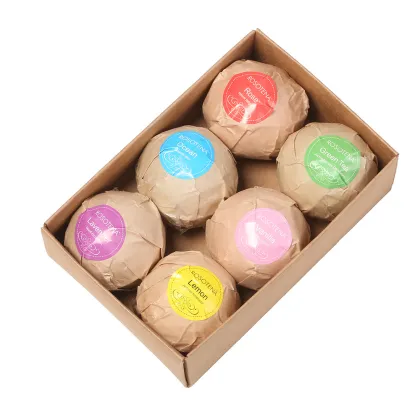 Natural Ingredient Colorful Bath Salt Ball Bath Bomb