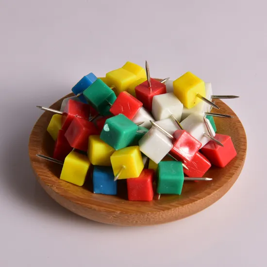Hot Sale Multi-Color Round Cube Thumb Tacks for Marking and Memo