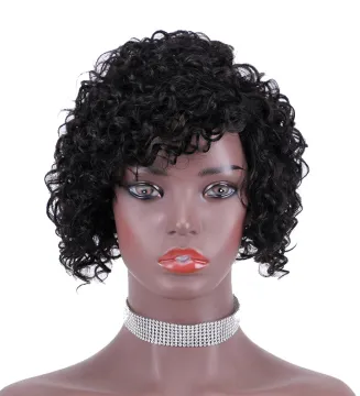 Wholesale Short Curly Human Hair Wig Human Hair Short Curly Bob Wigs Short Kinky Curly Human Hair Wigs for Black Women
