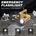 Bulbo de campamento LED recargable portátil con conectividad USB para aventuras al aire libre