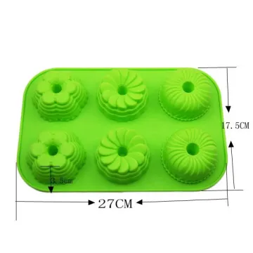 Professional silicone castle cake mould