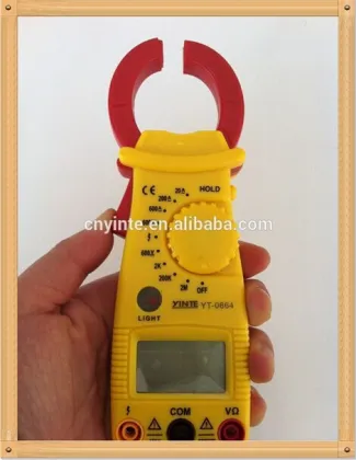 160G New product Clamp type digital multimeter with 1.5V battery and CE Certification