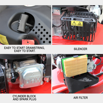 Cortacésped de gasolina con motor de empuje manual