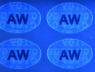 Adhesive UV ink printed hologram label, anti-fake label hologram sticker, custom security holographic label