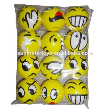 215071137 wholesale PU ball smile face PU ball