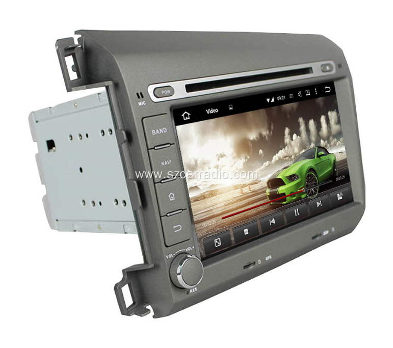 Civic 2012 Car DVD GPS Player For Honda