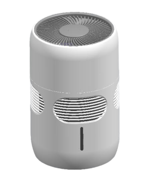 Circulating Wind Moisturizing Desktop Fog-free Humidifier