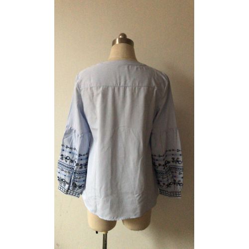 OEM Fashion Stripe Blouse for Women