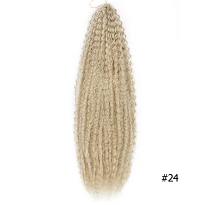 Afro Yaki Kinky Curly Braiding Hair Marly Hair Synthetic Ombre jumbo Braiding Hair Russia Hot selling