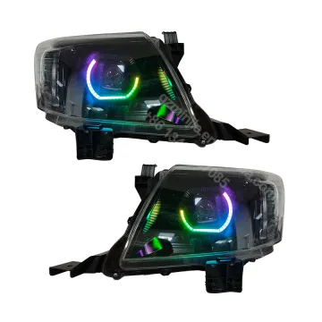 DIY RGBW Angry Eye Retrofit for Toyota Hilux 2012-2015 N70 Facelift Bi-Led Headlights