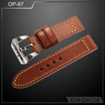 24mm Leather Strap For Panerai Watch