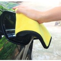 Thick fleece car wash towel microfiber cleaning cloth