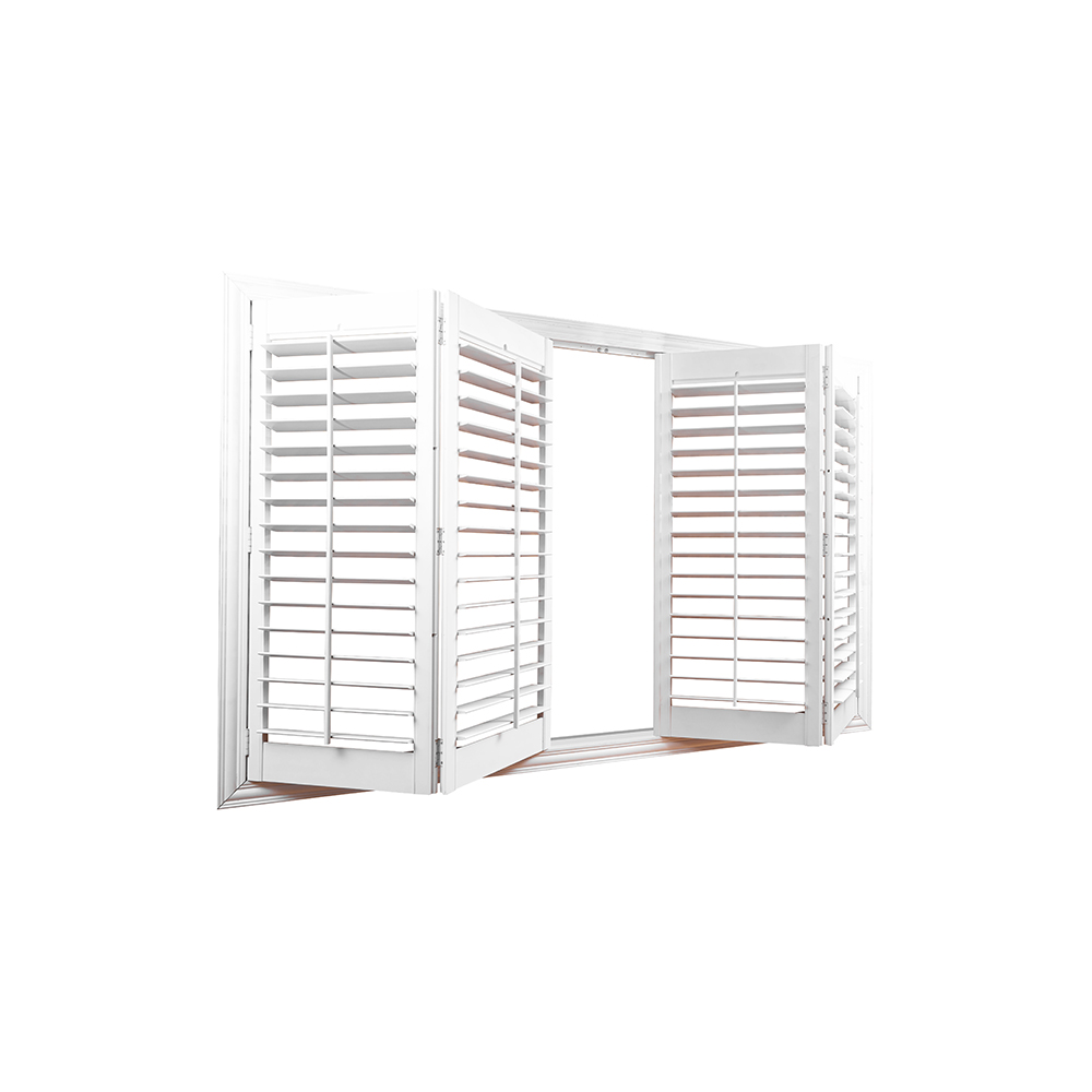 SideLight Window Bi-Fold Basswood Shapters