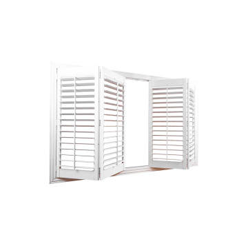 Sidelight Window Bil-Fold Basswood Shutters