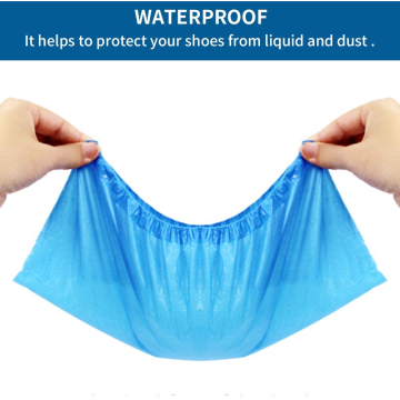 Copriscarpe in plastica usa e getta impermeabile DPI