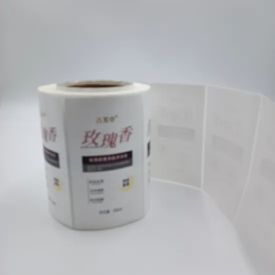 PET PP Custom OEM label Stickers