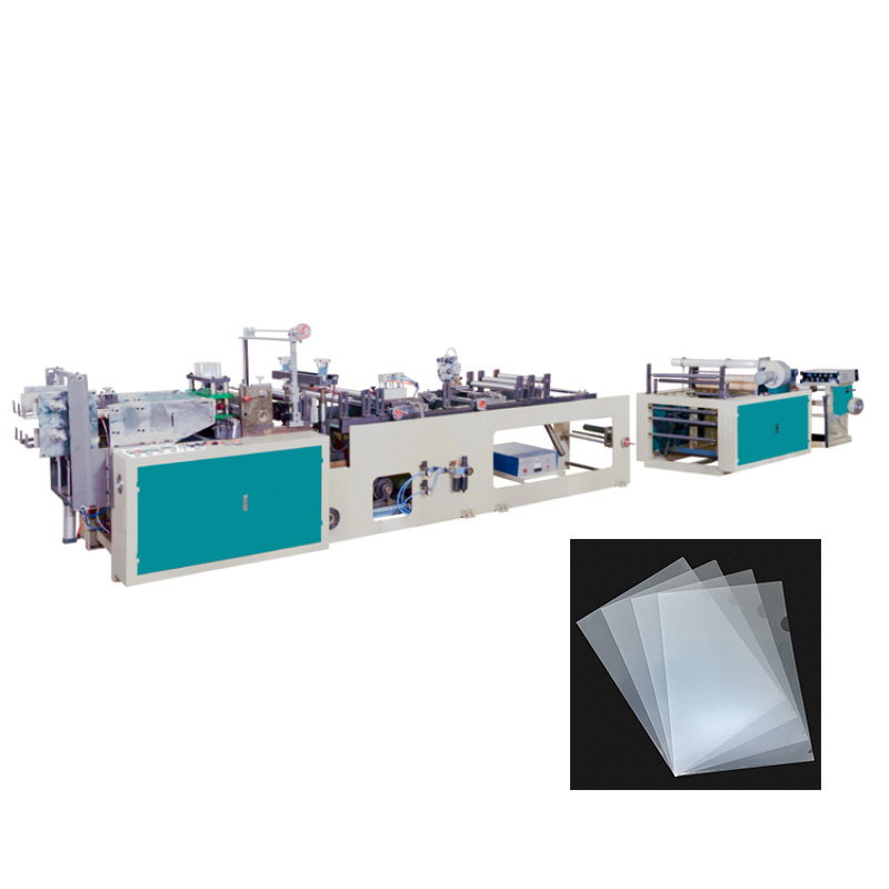Máquina de fabricación de carpetas L transparente Documento L