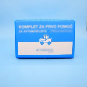 China wholesale blue color storage medical equipment safety first aid kit emergency box