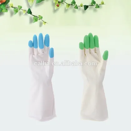 Long Sleeve Household Latex Gloves PVC Kitchen Glove