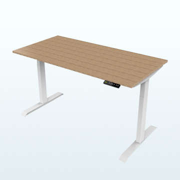 2025 green production Automatic Ergonomic Electric Smart Dual Motor Height desk Fitting Standing Desk office desk