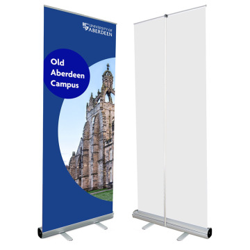 Aluminum Portable Roll Up Banner Stand for Outdoor Exhibition