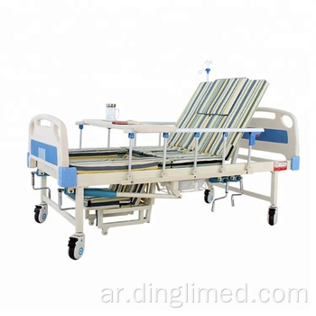 تصميم جديد سرير تمريض أبيض متعدد الوظائف للمرضى