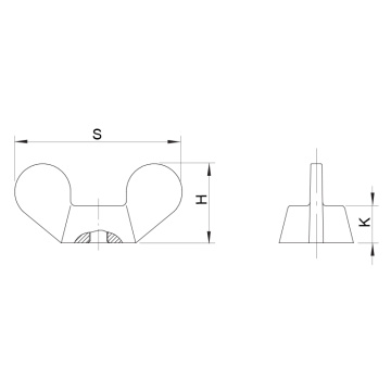 Hot sale nut wing Standard wing nut