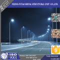 Lengan Penyanyi Galvanized Steel Street Light Poles