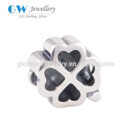 Fashion Jewelry Four Heart Bracelet Charm 925 Silver Jewelry