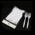 Eco-Friendly Disposable Plastic Knife Fork Spoon and Napkin Dinner Cutlery Set