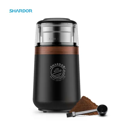 Customizable Stainless Steel Electric Coffee Grinder - 24000 R/m 150W
