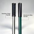 Rastrillo nivelador de golf de acero inoxidable de 50x25 cm