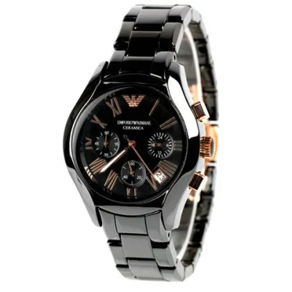 Quartz Analog Armani Branded Wrist Watch Ceramic For Female