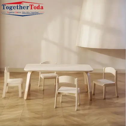 Solid Wood Kindergarten Tables and Chairs