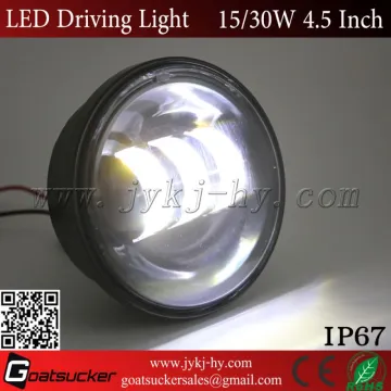 4.5Inch 30W LED Motorcycle Fog Light Kit Work Driving Lamp for Harley