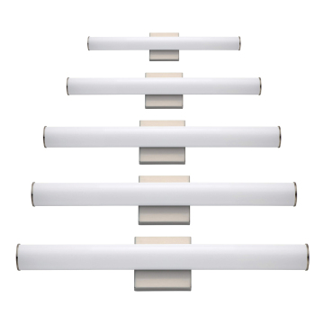 Worbest AC120V CCT Adjustable Bathroom Damp Rated 36 inch Wall Mounted LED Vanity Light