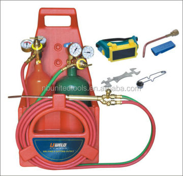 Portable Welding Torch Kit with Cylinders for Light Duty Tasks
