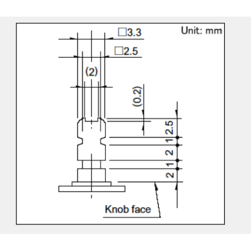 Spun series push switch