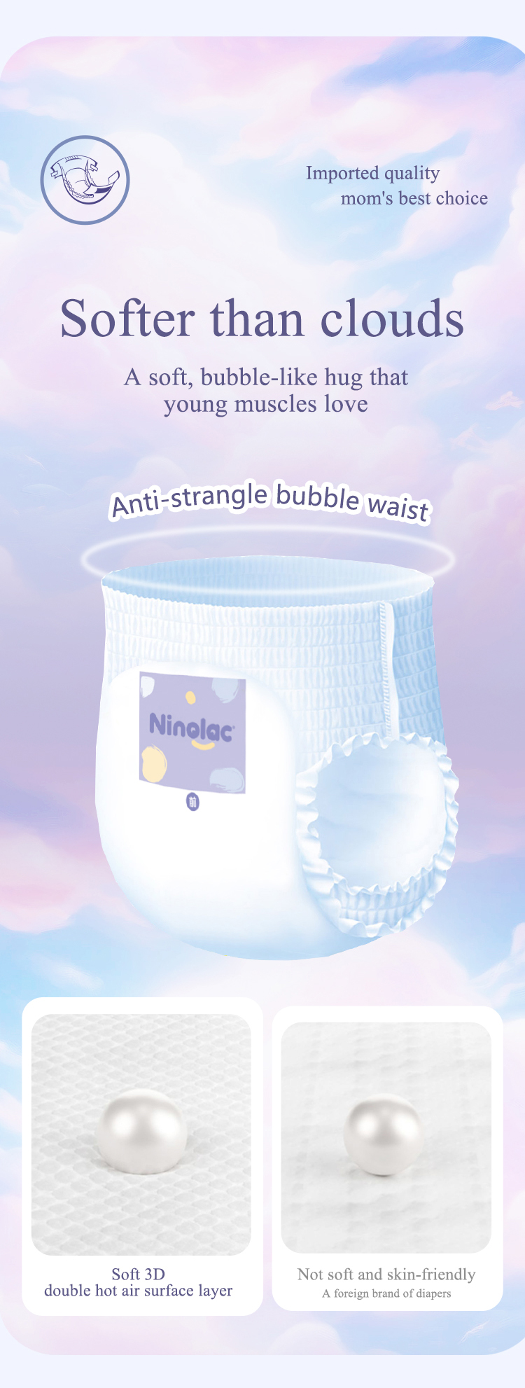 Premium Disposable Nappy Pants for Baby Comfort