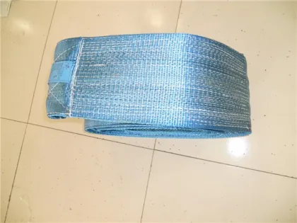 Blue high strength eye to eye lifting webbing sling