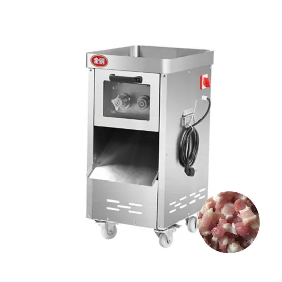 Stainless Steel Structure Meat Cutter Machine - Cube Cutter with Sharp Blade for Meat Slicing