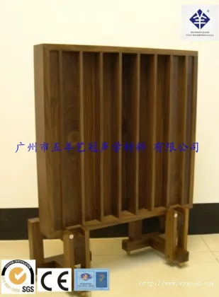 Wooden acoustical diffuser panel in Guangzhou manufactuer