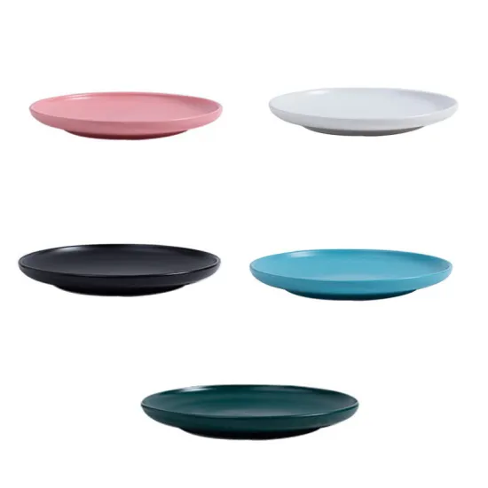 Scandinavian Design Ceramic Steak & Pizza Plates: Wholesale Collection
