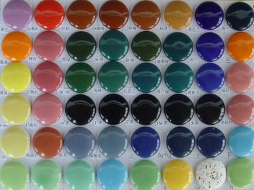 different colors shad band Ceramic glaze pigment